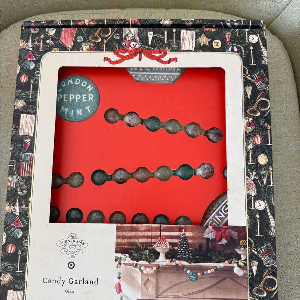 John Derian X Target 2025 Glass Candy Garland NIP